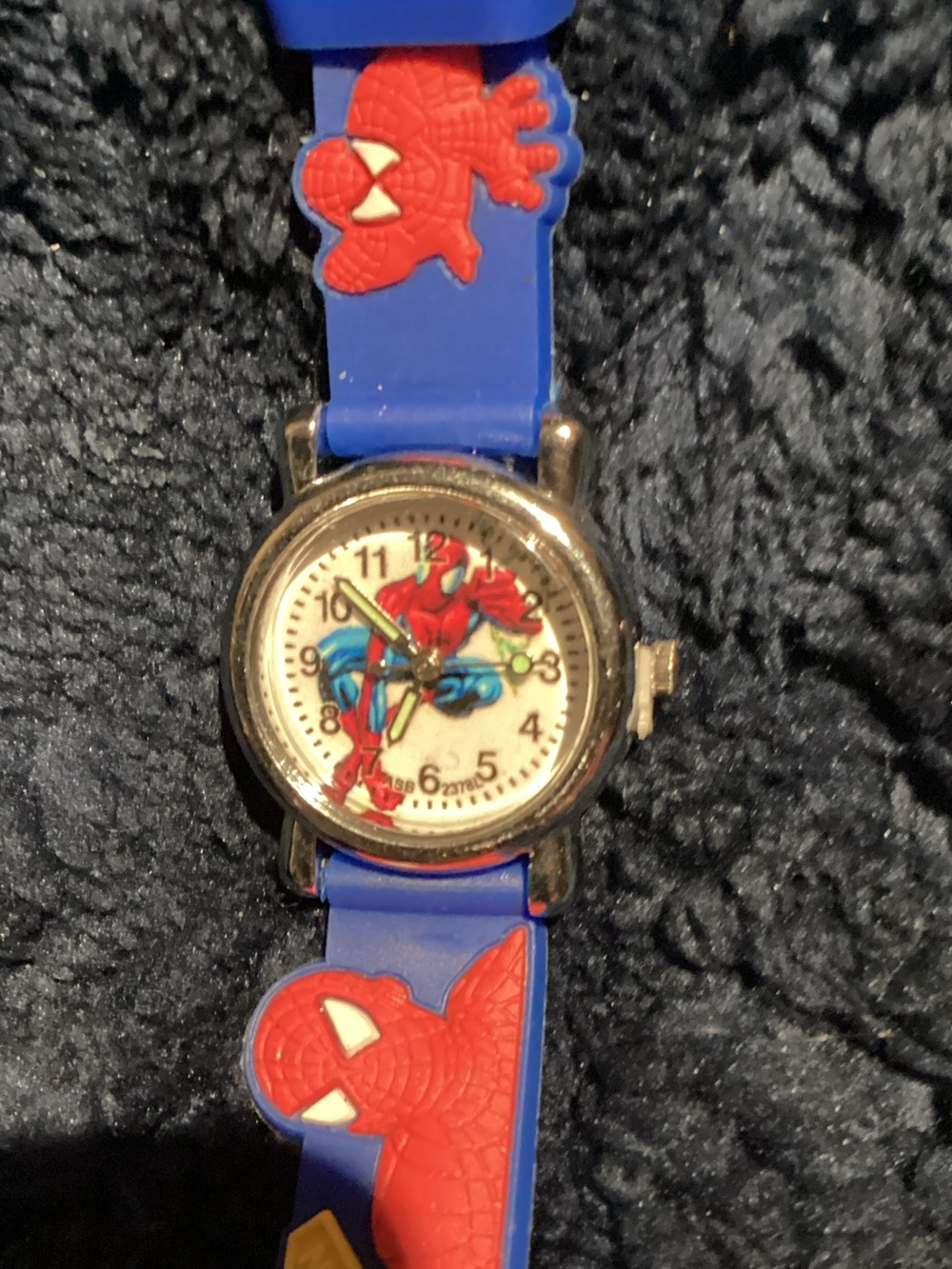 Spiderman Blue and Red Kids Analog Watch
